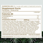 nbpure Earthy Andy Superfood Paradise, Mango Pineapple, 30 Servicios