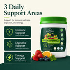 SHOUTGRIIN Green Superfood Powder – Super Greens Orgánicos con Probióticos y Enzimas