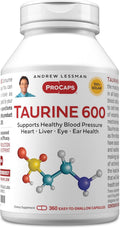 ANDREW LESSMAN Taurine 600, 360 Cápsulas