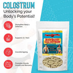 BodyBoost Bovine Colostrum Capsules (240) - Supplement with Immunoglobulins and Lactoferrin, Grass-Fed, Non-GMO