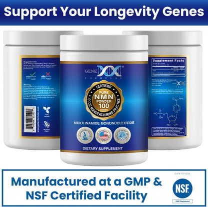 Genex Formulas - NMN Puro en Polvo 100g - – Sublingual: Coloca la dosis deseada debajo de la lengua y mantenla – Image 7