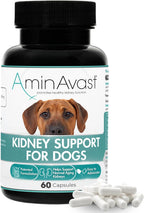 AminAvast Kidney Supplement for Dogs - Supports Natural Kidney Function - 1000mg, 60 Capsules