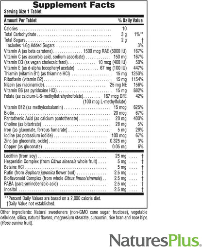 NaturesPlus Adult’s Chewable Multivitamínico – Formato masticable: Ideal si tienes dificultades para tragar – Image 5
