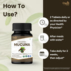 ORGANIC SPREE Comprimidos de Mucuna - USDA Orgánico, Apoya la Energía y el Bienestar General*, 120 Comprimidos - Paquete de 3