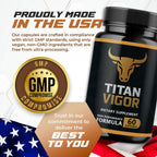 Titan Vigor - Fórmula de Alto Rendimiento para Hombres, 120 Cápsulas