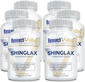 Research Verified Shinglax - Melisa, Enzimas Proteolíticas, Complejo de Hongos, Complejo B, Orégano, Zinc - Sin OGM, Fabricado en USA - 60 Cápsulas (Pack de 6)
