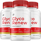 Glyco Renew Cápsulas, Suplemento Avanzado con Fórmula Natural, 180 Cápsulas (3 Paquetes)