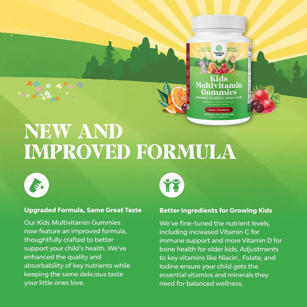 Natures Craft Multivitamínico Infantil en Gominolas - 180 unidades
