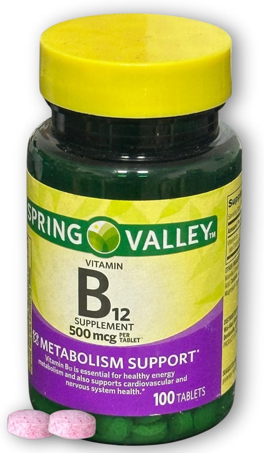 Vitamina B12 500 mcg - 100 Comprimidos