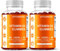 Vitamatic Vitamina D3 Gummies 5000 UI - Pack de 2 (120 Gominolas)