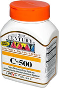 21st Century Vitamina C 500 mg, 110 tabletas (paquete de 2)