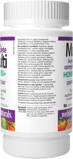 Webber Naturals Men's 50+ Most Complete Multi, 90 Cápsulas Vegetarianas
