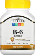 21st Century B6 100 mg Comprimidos, 110 Comprimidos (Envase de 3)