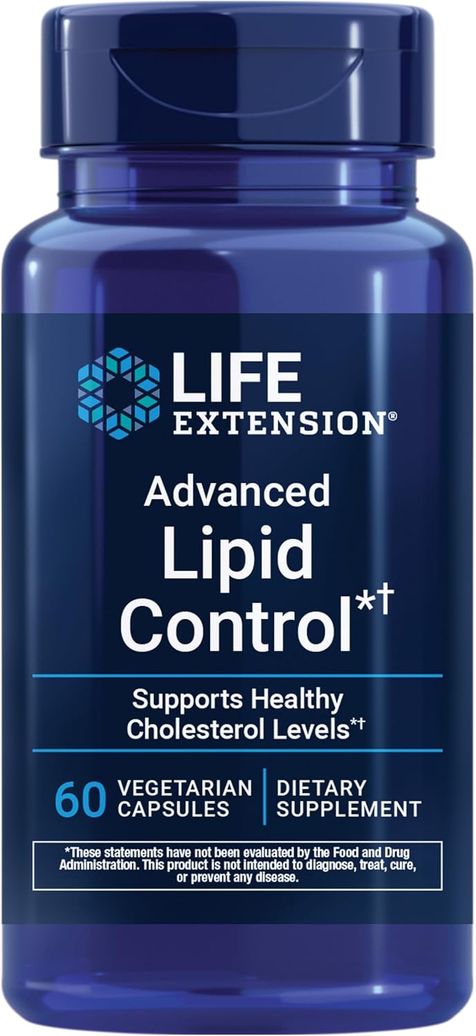 Life Extension Advanced Lipid Control - Amla Indian Gooseberry Extract - 60 Capsules