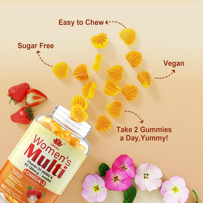 Multivitamínico para Mujeres con Omega-3, – Calcio, magnesio, zinc, cromo, selenio y manganeso: Minerales – Image 8