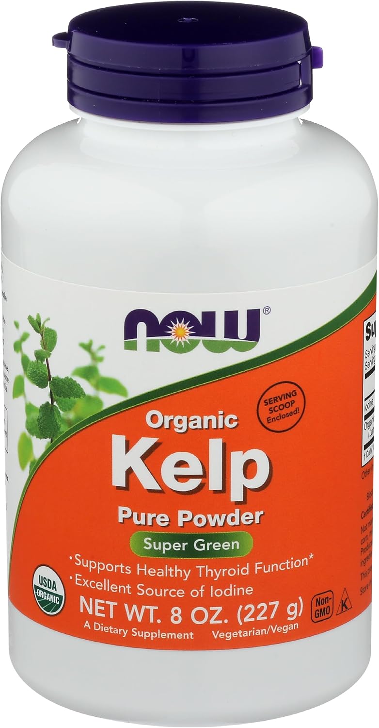Polvo de Algas Marinas Orgánico - NOW Foods - 227 g (8 oz)