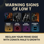 Zonata Male's Growth Suplemento para Hombres (3 unidades, 180 comprimidos)