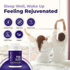 PureLife Organics Pure Sleep - Suplemento para el Sueño Profundo - 30 Días - 120 Cápsulas Veganas y Sin Gluten - Formulado por Médico