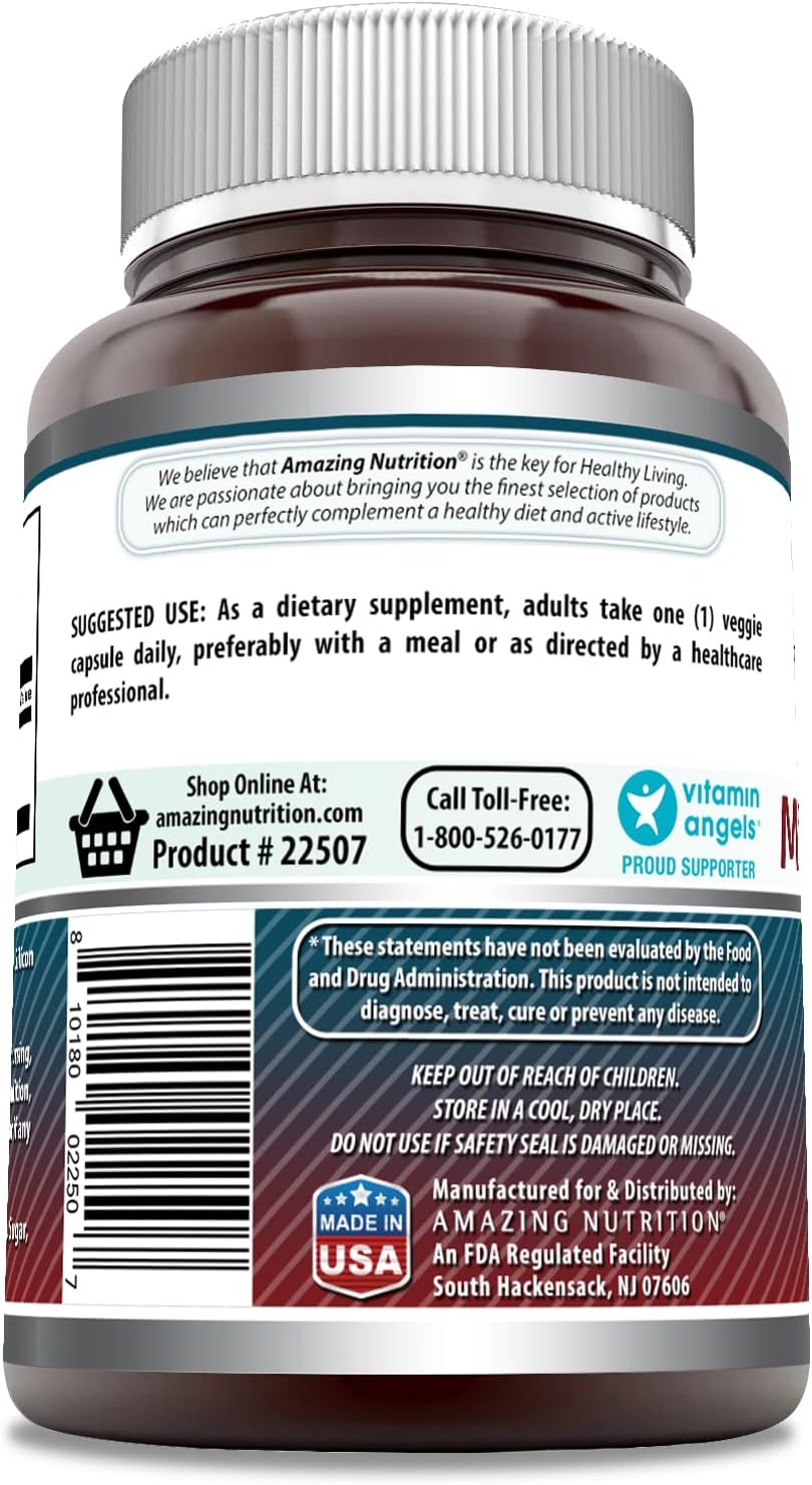 Amazing Formulas DHEA Micronizado 25mg, 180 Cápsulas Vegetales