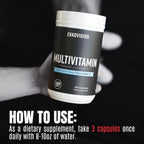 Ekkovision Multivitamin, Sin Hierro, 270 Cápsulas Vegetales (90 Dosis)
