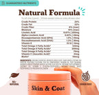 Suplemento Masticable para Perros Piel y Pelaje – Aceite de Salmón Omega 3, Biotina y Vitamina E – 180 unidades