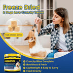 Probióticos para Perros SHINEPAWS - Salud Digestiva, Prebióticos, Enzimas, Fibra y Omega-3, 120 Masticables