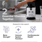 Inno D3+K2 - Vitamina D3, K2 y Magnesio (30 Cápsulas)