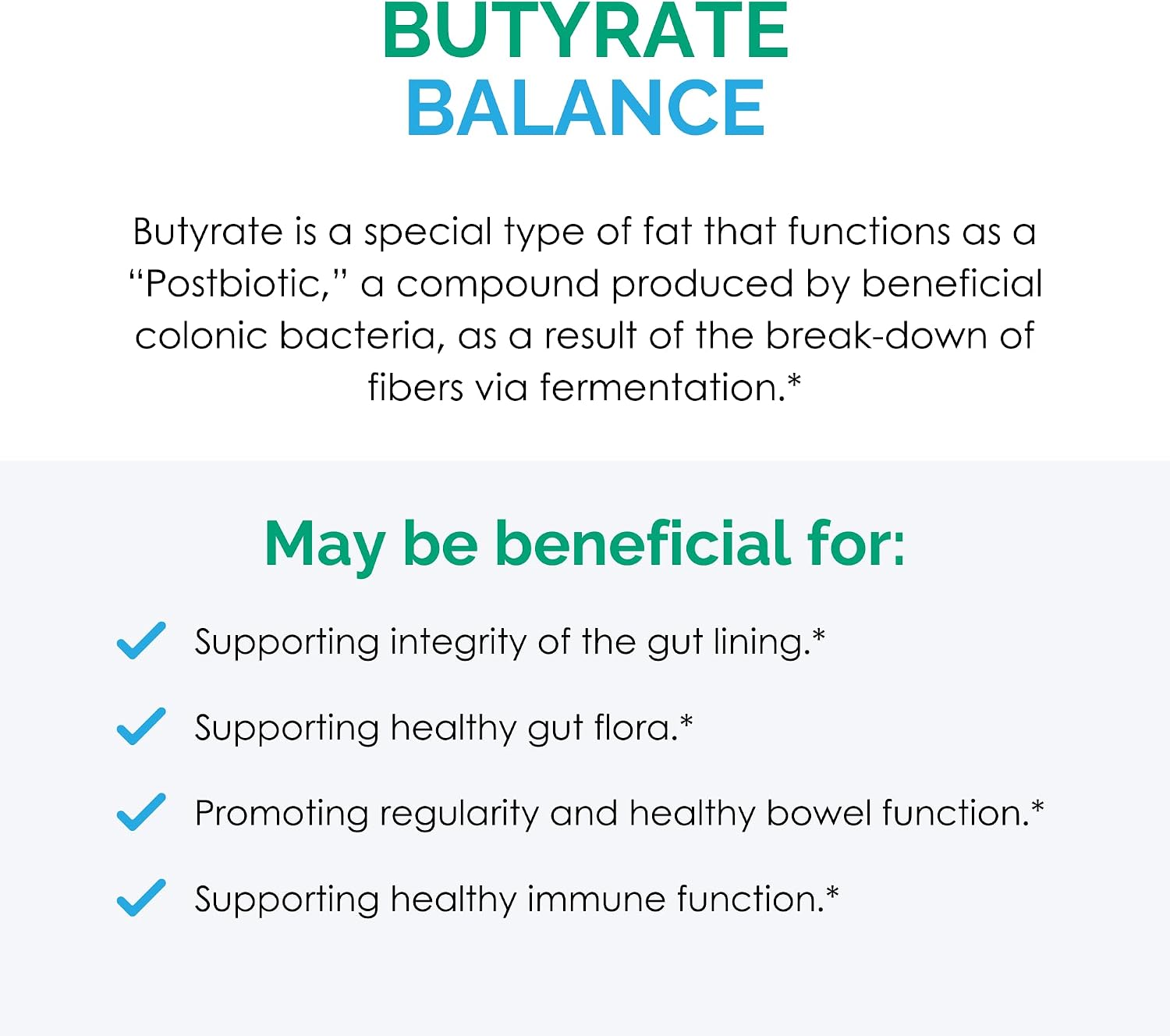 Butyrate Balance | Postbiótico de Tributirina para la Salud Intestinal | 60 Softgels