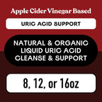 Complete Natural Products Uric Acid Complete - 473 ml Líquido para el Apoyo al Ácido Úrico, Salud Renal y Circulación con Vinagre de Manzana, Cereza Ácida y Remolacha