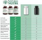 Natural Nutra Multivitamínico Completo de Alimentos Integrales para Mujeres y Hombres, 60 Cápsulas