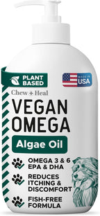 Aceite de Omega 3 Vegano para Perros - 118 ml (4 oz)