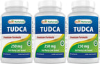 Best Naturals TUDCA 250mg (Ácido Tauroursodesoxicólico) - 60 Cápsulas Veganas