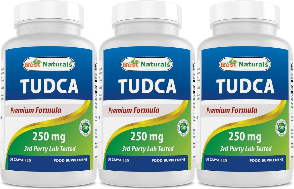 Best Naturals TUDCA 250mg - Ácido Tauroursodesoxicólico - 60 Cápsulas Veganas