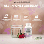 Clean Nutraceuticals Colágeno con Biotina 10000mcg, Queratina, Saw Palmetto, Ácido Hialurónico - 90 Cápsulas