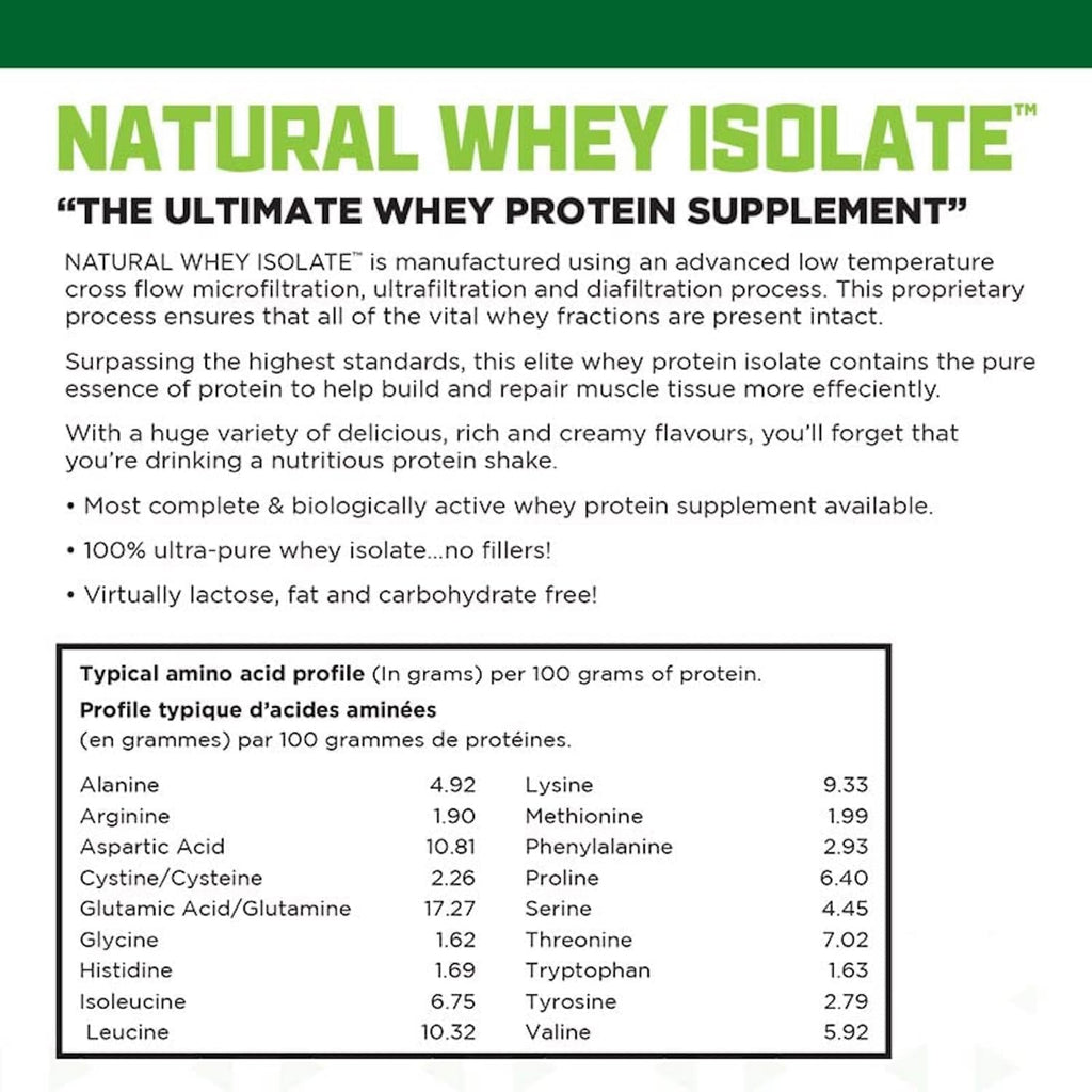 BioX Performance Nutrition Whey Isolate Natural Sin Sabor - 1,81 kg