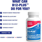 Vitamina B12 Metilcobalamina 1000 mcg - Comprimidos Sublinguales Sabor a Bayas Silvestres - 30 Unidades