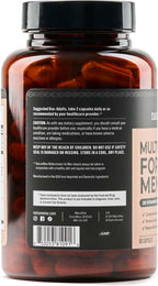 NatureWise Multivitamínico para Hombres - Suplemento Diario con Vitaminas, Minerales y Hierbas - Energía, Rendimiento, Inmunidad - 60 Cápsulas (1 Mes)