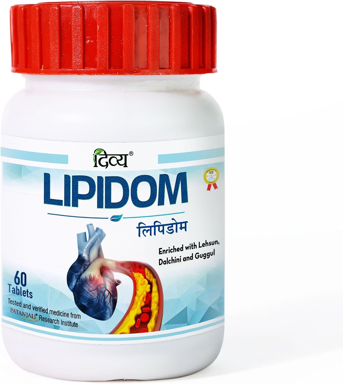 Patanjali Divya Lipidom 60 Comprimidos