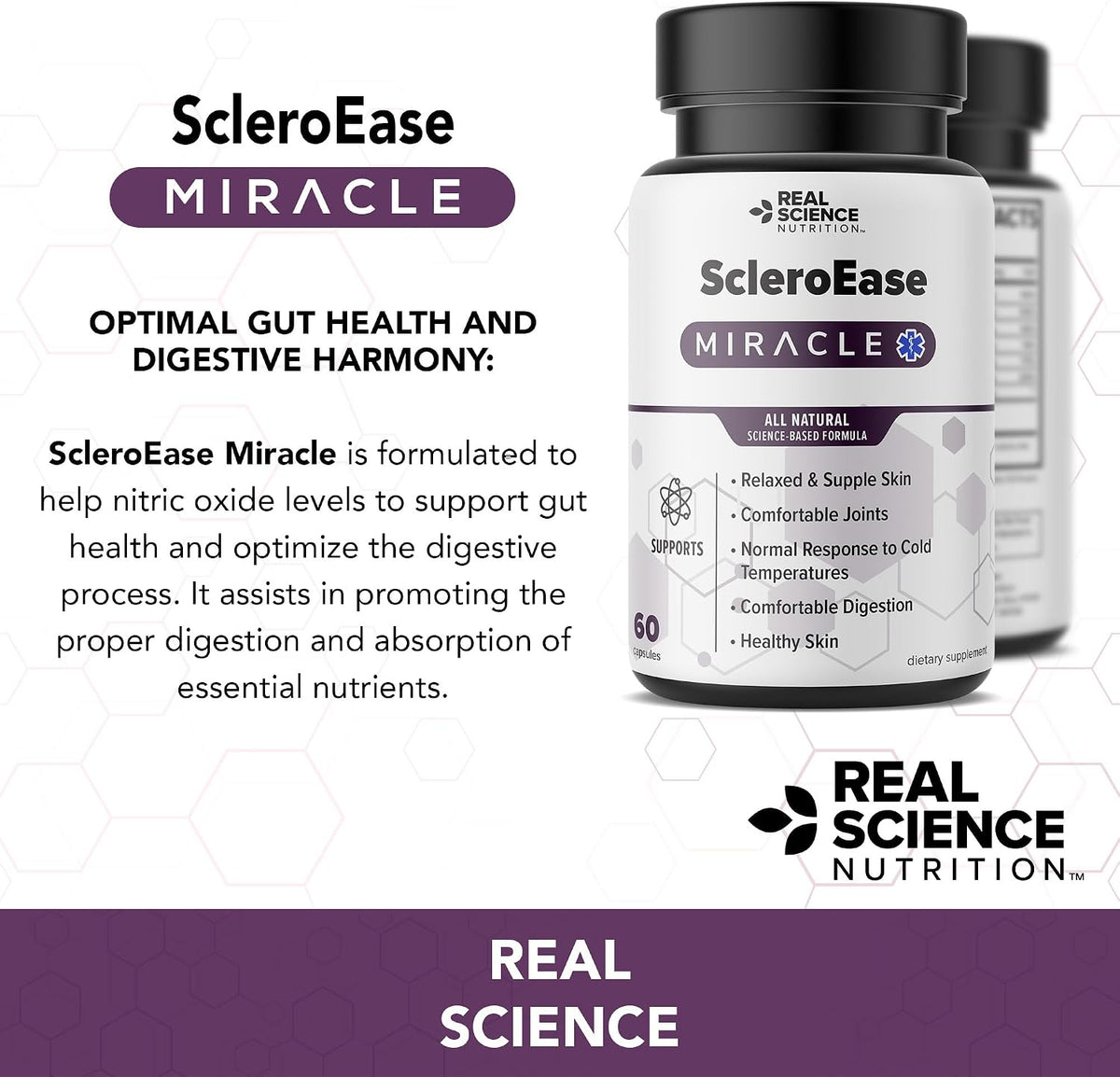 Real Science Nutrition ScleroEase - Complejo – Vitamina K: Contribuye a la coagulación sanguínea normal y al – Image 4