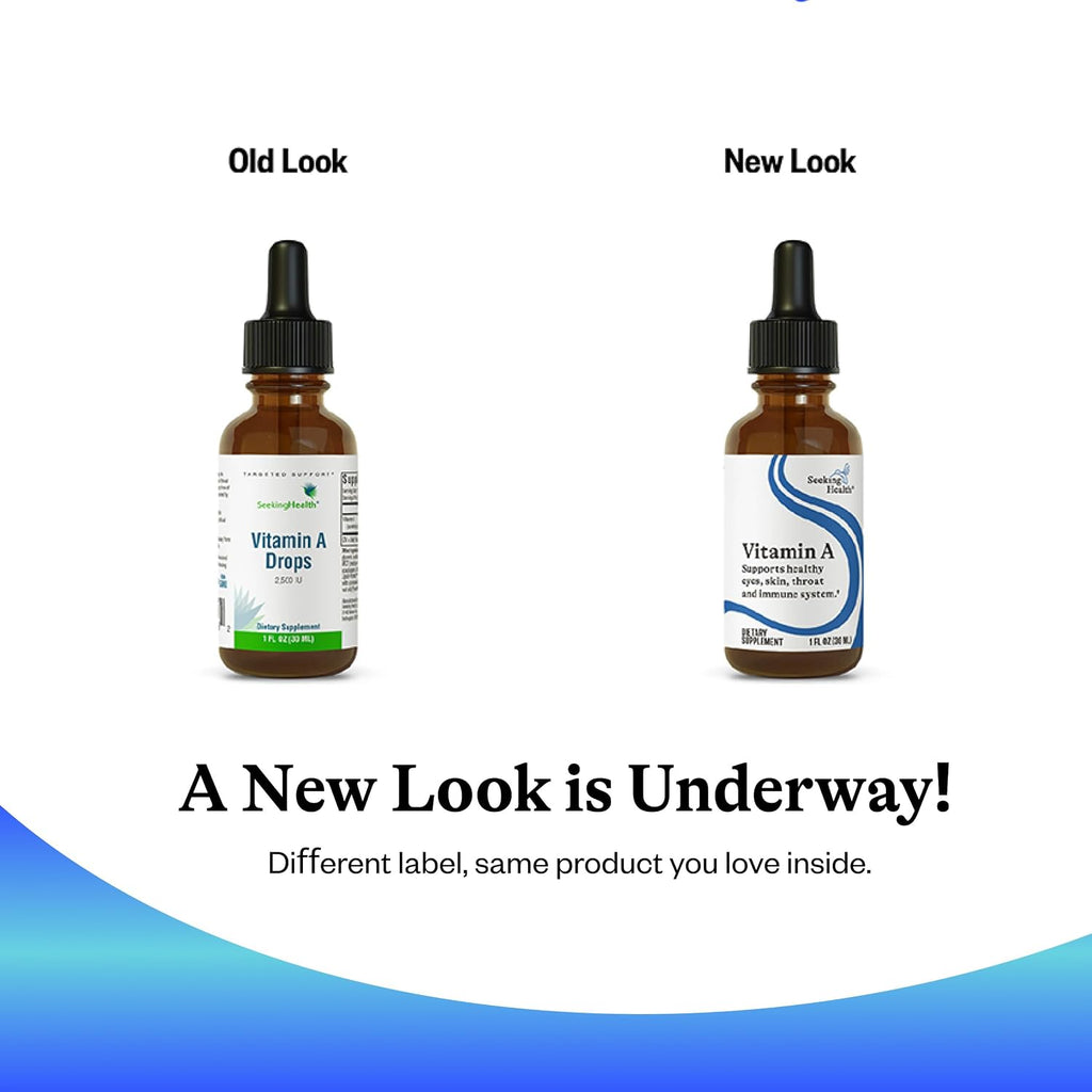 Seeking Health Gotas de Vitamina A - Suplemento Líquido 1500mcg (30ml)
