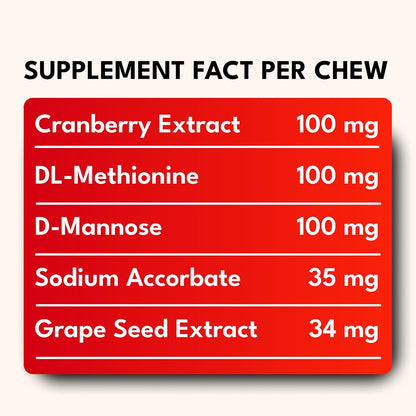 Petroyale Cranberry Chews para Perros – Apoyo Urinario y Renal – 30 Snacks Blandos – Image 7
