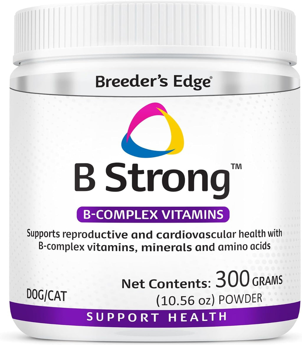 Breeder's Edge B Strong Líquido, Vitaminas B para Perros y Gatos, 237 ml