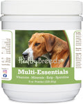 Healthy Breeds English Foxhound Multi-Essentials en Polvo para Perros - Suplemento de Vitaminas, Minerales y Antioxidantes - 227 g