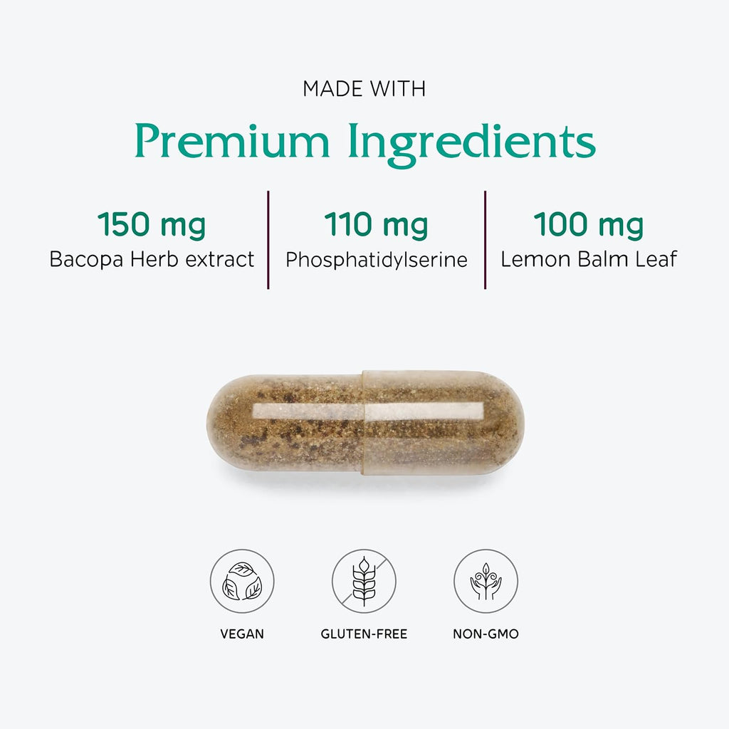 Vitanica MindBlend - Soporte Cerebral, 60 Cápsulas Veganas