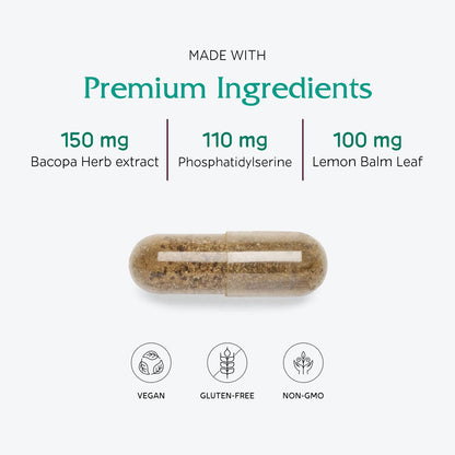 Vitanica MindBlend - Soporte Cerebral, 60 Cápsulas Veganas – Image 4