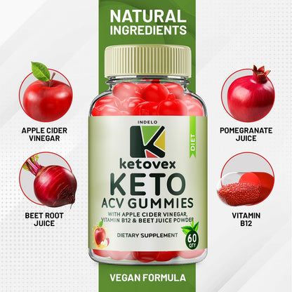 Ketovex Keto BHB Gummies Advanced Formula - – BHB (beta-hidroxibutirato): Es un cuerpo cetónico que se produce – Image 3