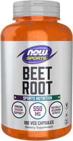 NOW Foods Sports Remolacha 550 mg - 180 Cápsulas Vegetales
