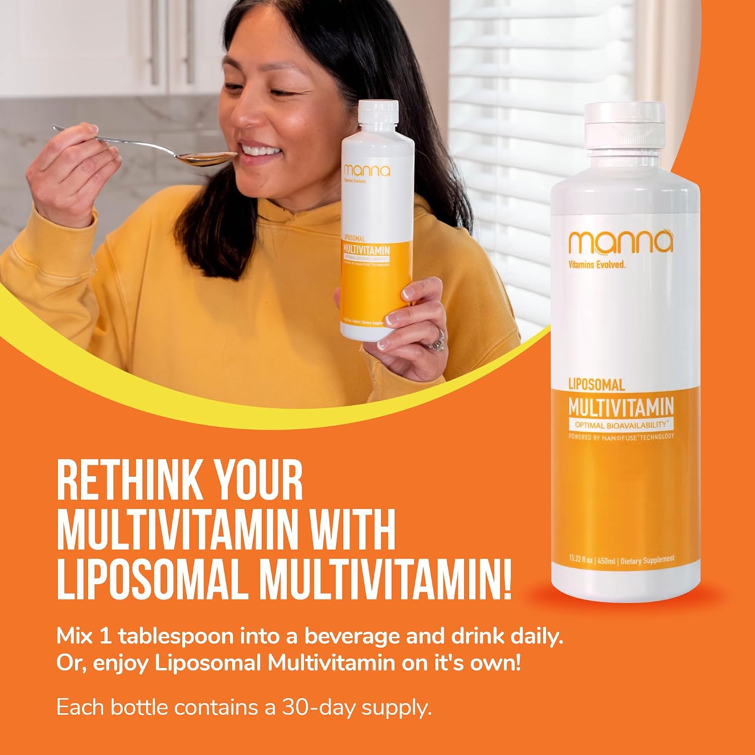 Manna Vitamins Evolved Multivitamínico Liposomal