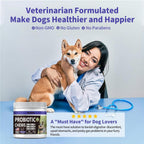 HEYISME Probióticos para Perros - 120 Masticables Sabor Pollo