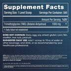 ProHealth Longevity TMG Pro - Polvo a Granel de 1 kg (Trimetilglicina - Betaína Anhidra)